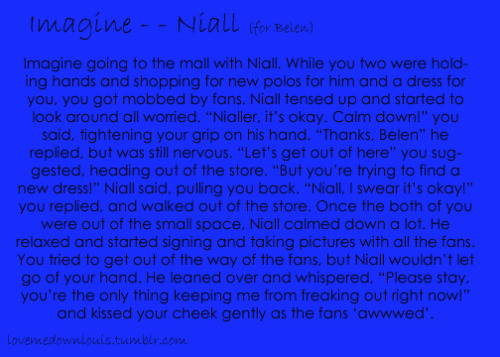 1d Imagines Niall Tumblr