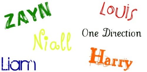 1d Logo Background