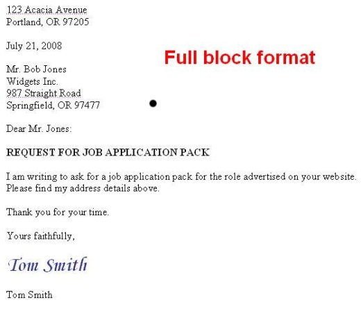 2 Page Business Letter Format Example