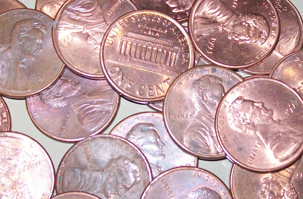 1974 Aluminum Penny Worth