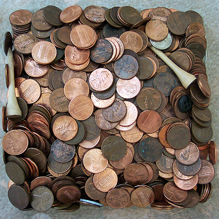 1974 Aluminum Penny Worth