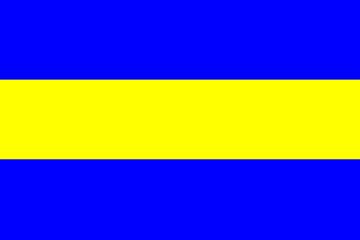 Blue And Yellow Flags Of The World