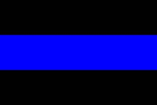 Blue And Yellow Stripes Bumper Sticker