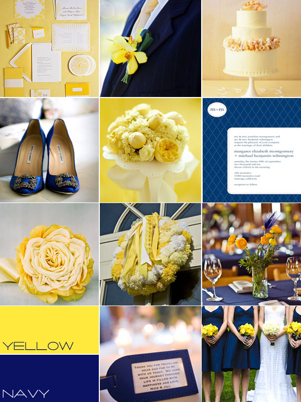 Blue And Yellow Wedding Ideas