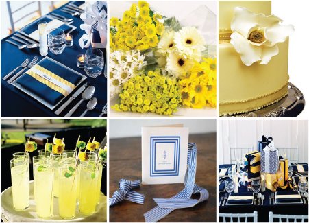 Blue And Yellow Wedding Ideas