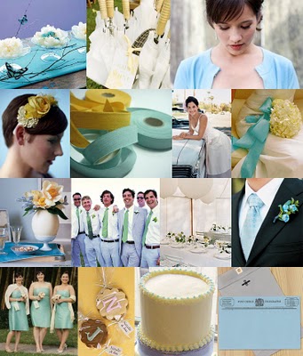 Blue And Yellow Wedding Ideas