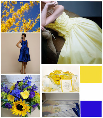 Blue And Yellow Wedding Ideas