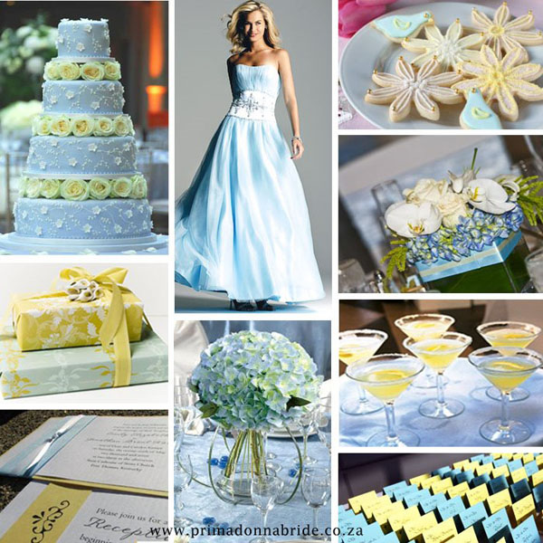 Blue And Yellow Wedding Ideas