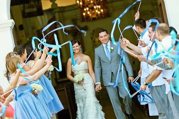Blue And Yellow Wedding Motif