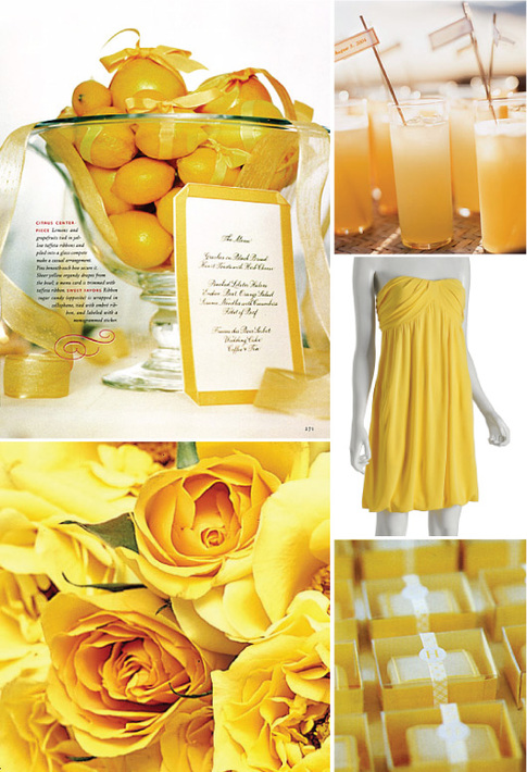 Blue And Yellow Wedding Theme Ideas