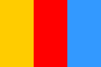 Blue Red And Yellow Flag