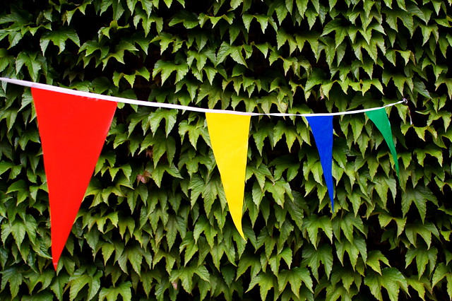 Blue Red And Yellow Flag