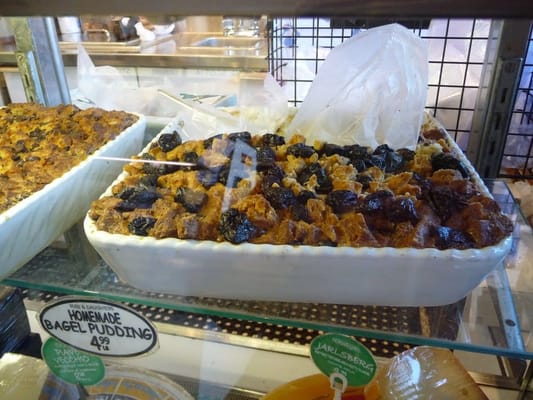 Bread Bagel Pudding