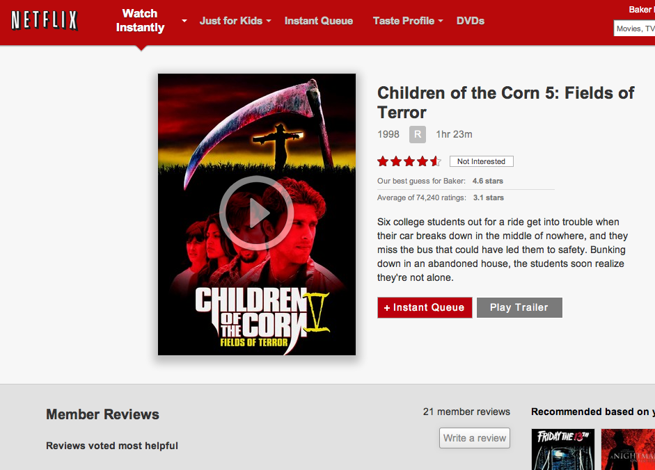 Children Of The Corn 2 Netflix