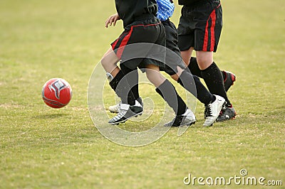 Children Playing Football