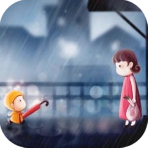 Children Playing In Rain Wallpaper