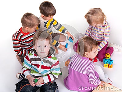 Children Playing With Toys