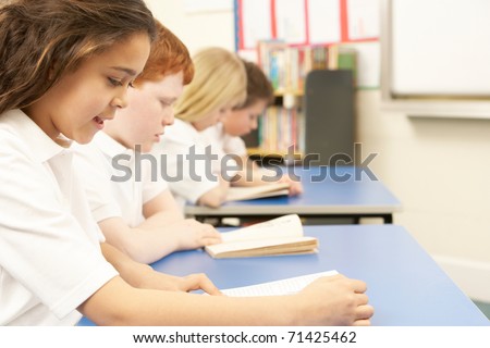 Children Reading Books