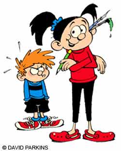 Children Reading Books Cartoon