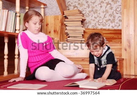 Children Reading Books Pictures