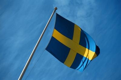 Flag Blue And Yellow Stripes