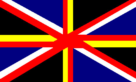 Flag Blue And Yellow Stripes