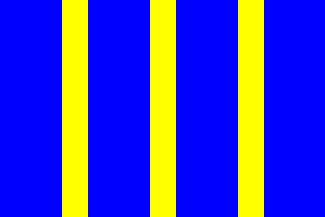 Flag Blue And Yellow Stripes