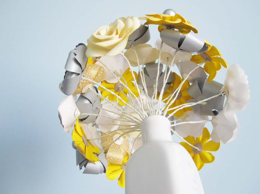 Gray And Yellow Paper