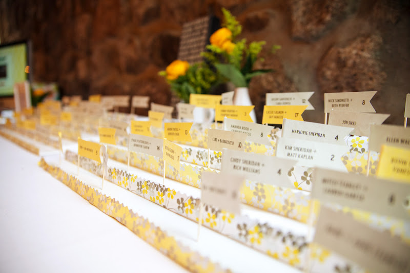 Gray And Yellow Paper Napkins