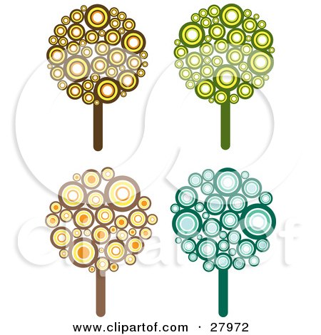 Green And Yellow Flag With Blue Circle