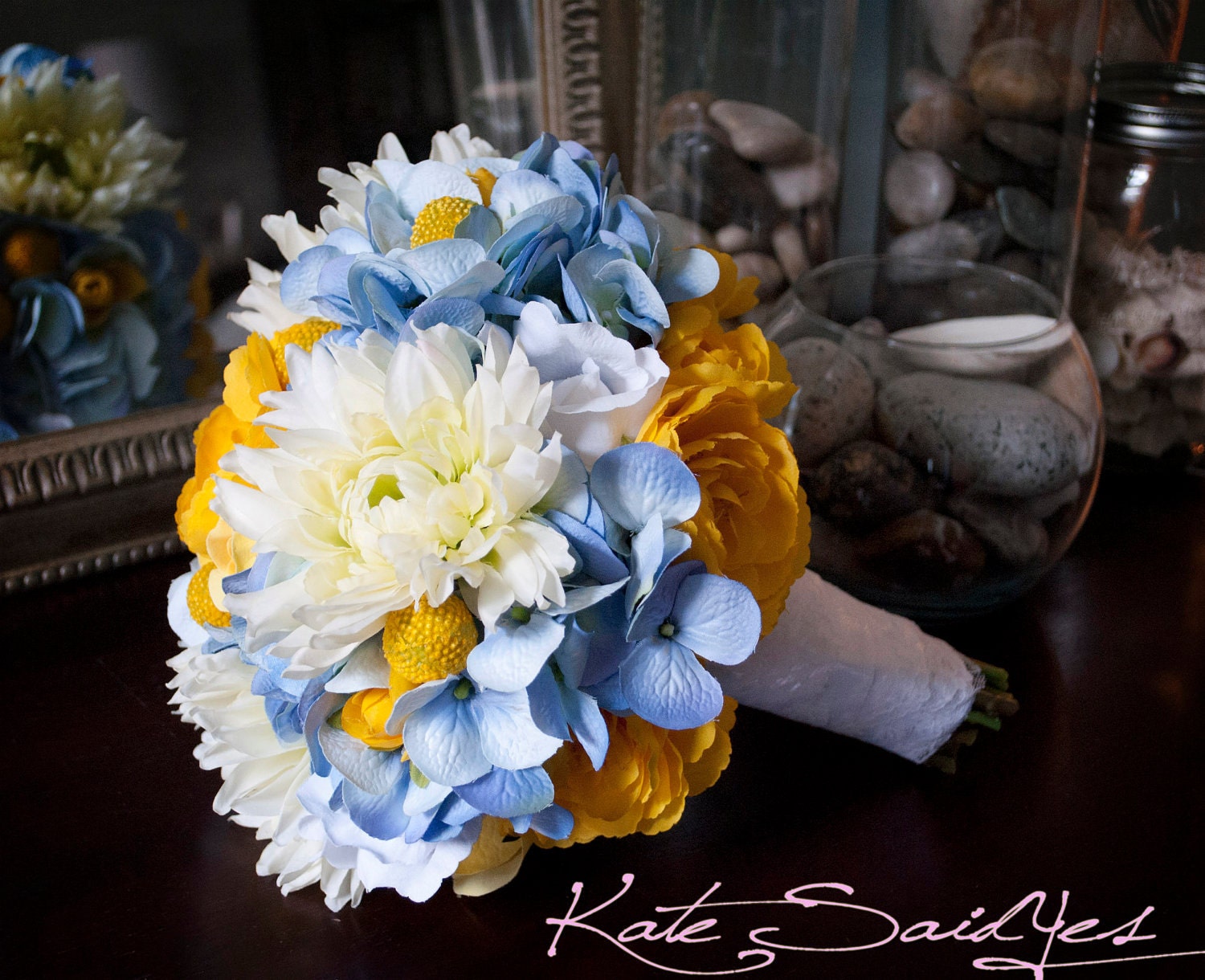Light Blue And Yellow Wedding Colors