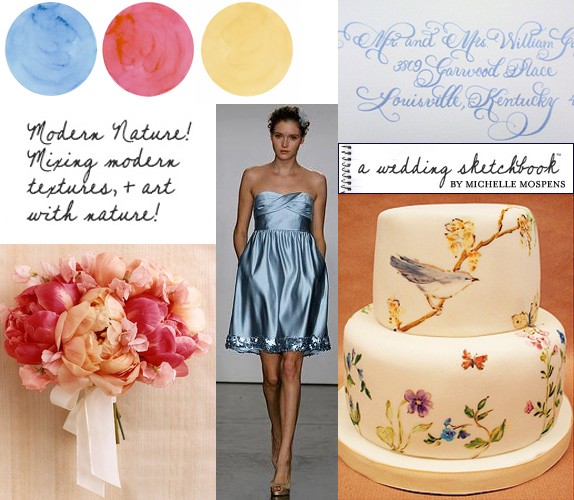 Light Blue And Yellow Wedding Colors