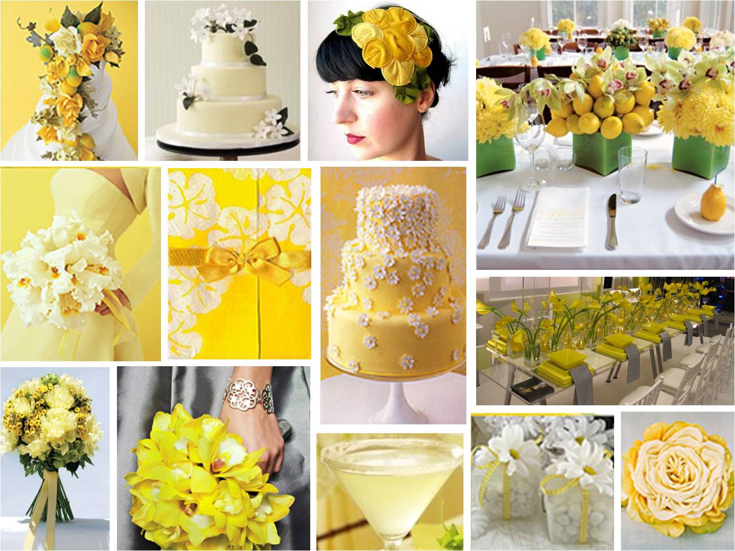 Lime Green And Yellow Wedding