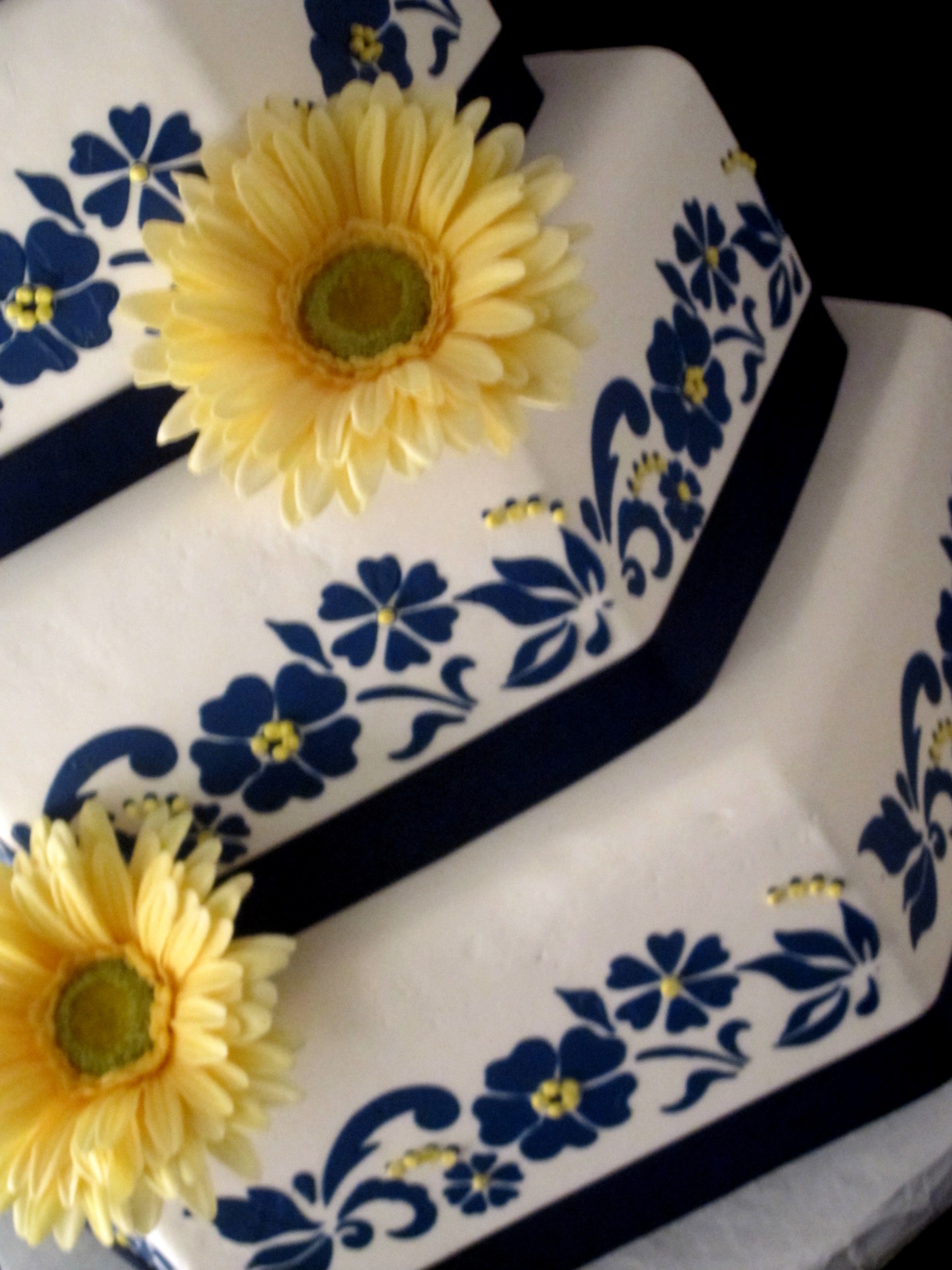 Navy Blue And Yellow Wedding Theme