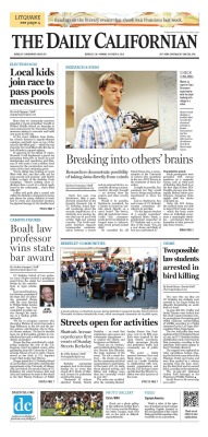 Newspaper Front Page Layout Design