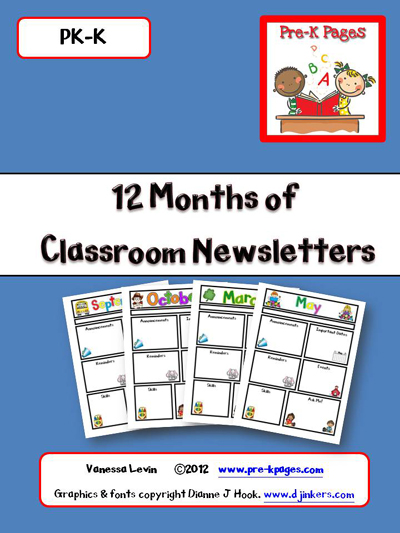 Preschool Newsletter Templates Free