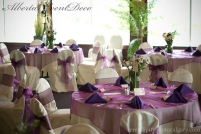 Purple And Yellow Wedding Decorations