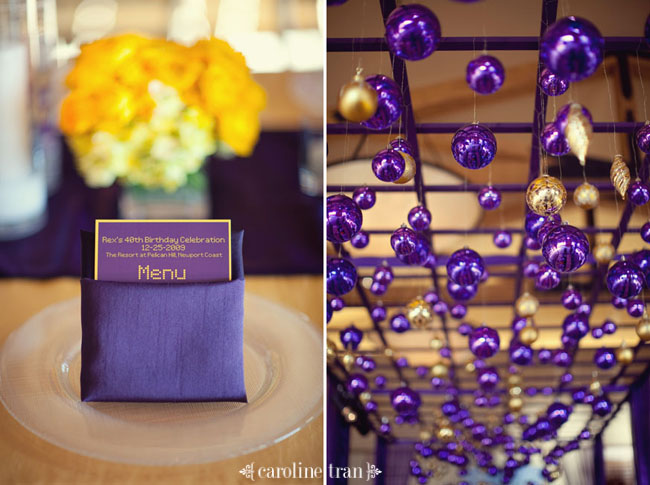 Purple And Yellow Wedding Theme