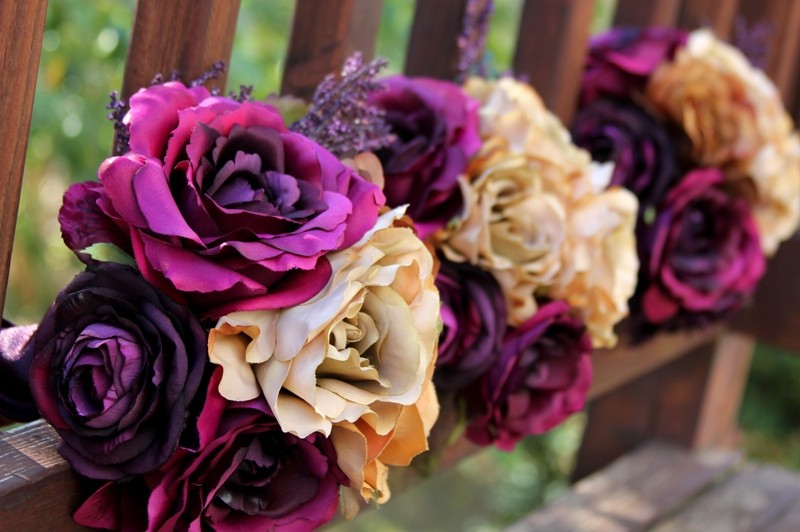 Purple And Yellow Wedding Theme