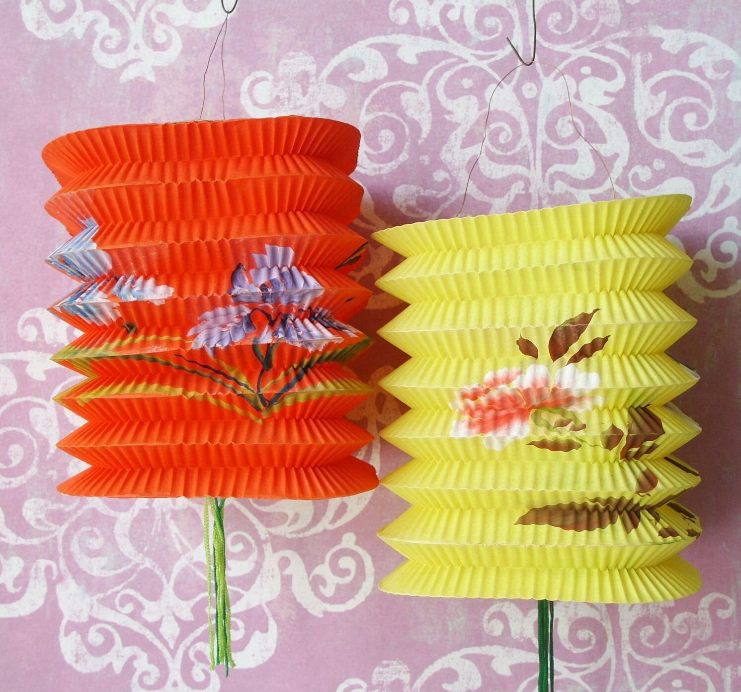 Red And Yellow Paper Lanterns