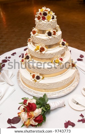 Red And Yellow Roses Bouquet