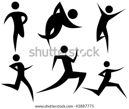 Stick Figure Children Clip Art Free