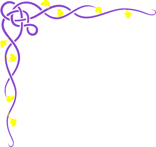Vine With Purple And Yellow Flowers