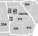 404 Area Code