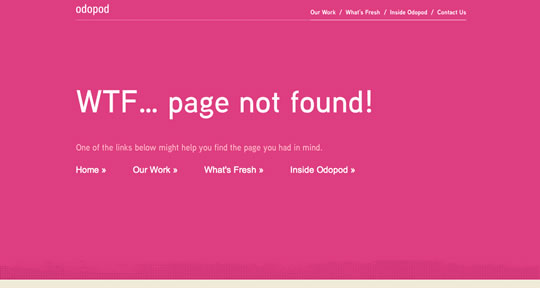 404 Error Page Examples