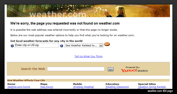 404 Error Page Examples