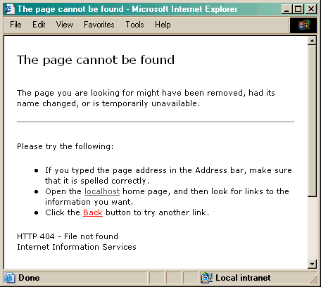 404 Not Found