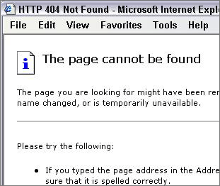 404 Not Found Error Fix