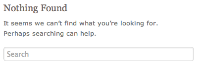 404 Not Found Error Fix