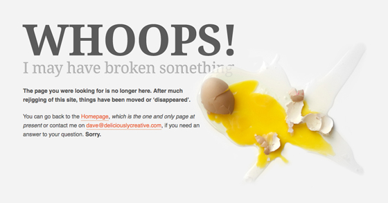 404 Not Found Page Example